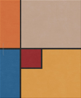 Bauhaus 11995-bauhaus3a - handgefertigter Teppich,  getuftet (Indien), 24x24 5ply Qualität
